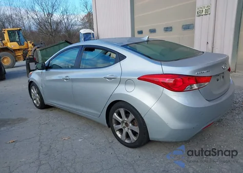 2013 Hyundai Elantra Limited from USA, damaged, VIN 5NPDH4AE0DH208237